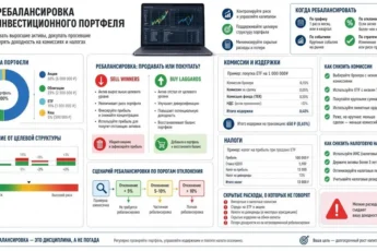 Ребалансировка инвестиционного портфеля: когда продавать выросшие активы, докупать просевшие и как не потерять доходность на комиссиях и налогах